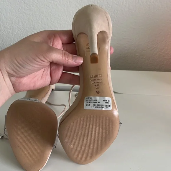 Schultz Josseana nude heels size 9.5 - Picture 9 of 10